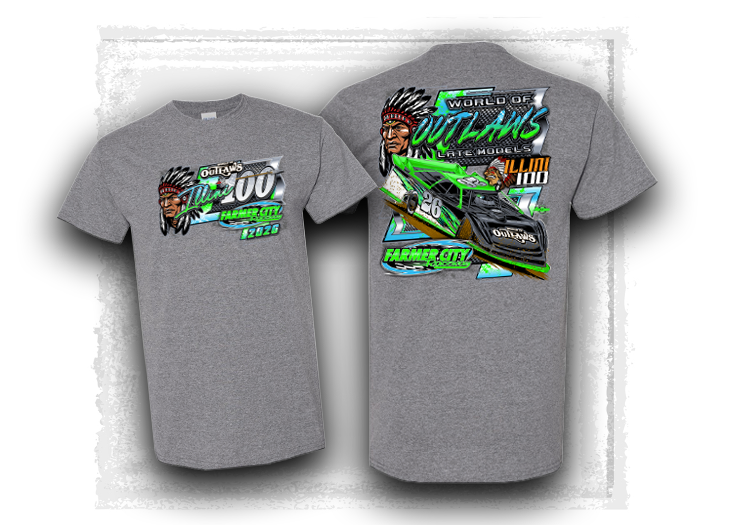 World of Outlaws- Late Model Series- Illini 100- Official Event T-shirt