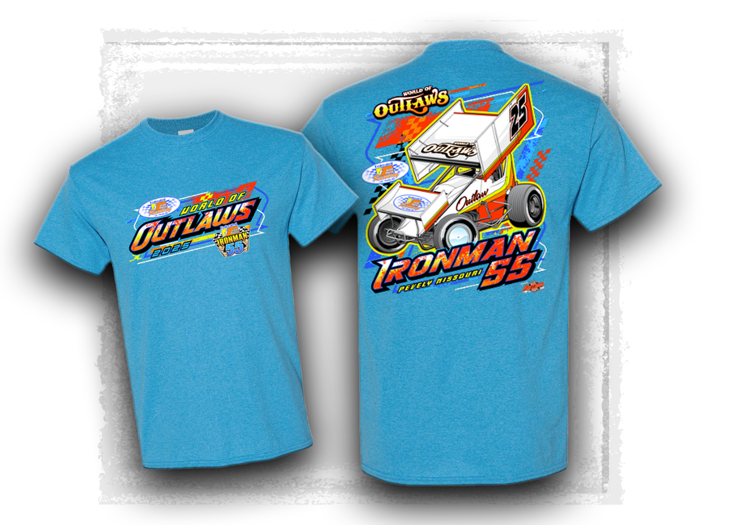 World of Outlaws- Sprint Car Series- Ironman 55 T-shirt