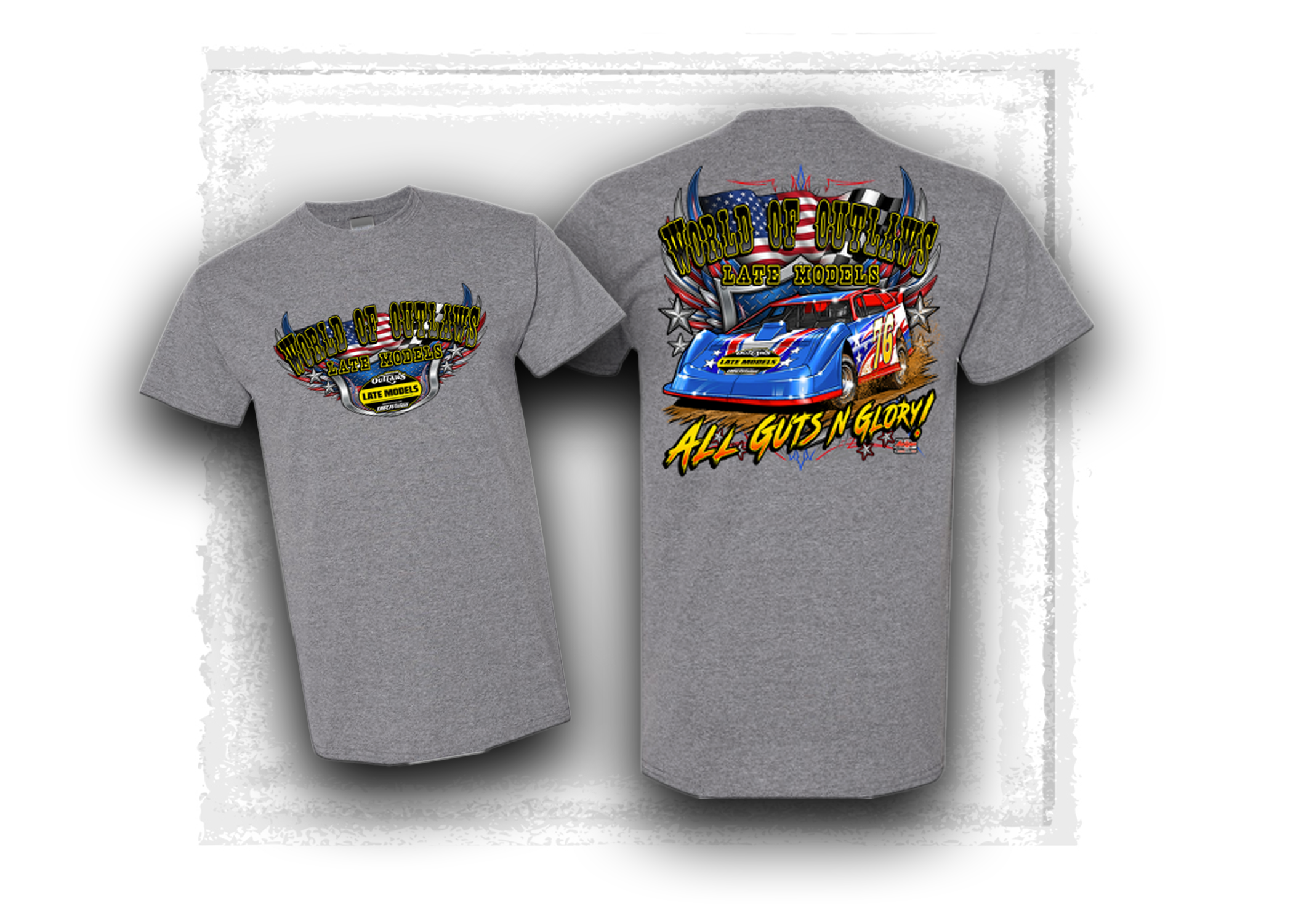 World of Outlaws- Late Model Series- All Guts and Glory T-Shirt