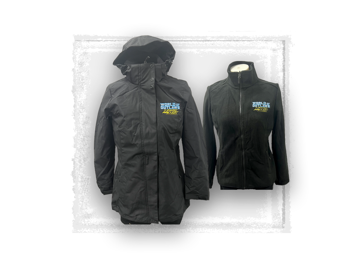World of Outlaws- All-Weather 3-in-1 Jacket- Women's Black- Online Exclusive