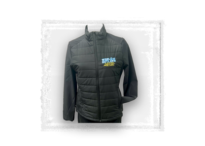 World of Outlaws- Women's Teknical Hybrid Jacket- Black