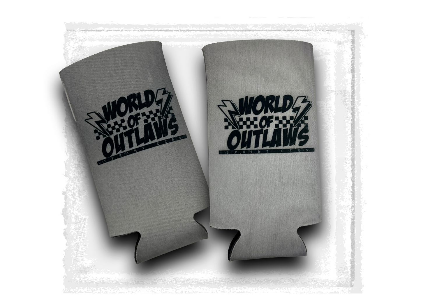 Sprint Car Lightning Slim Koozie