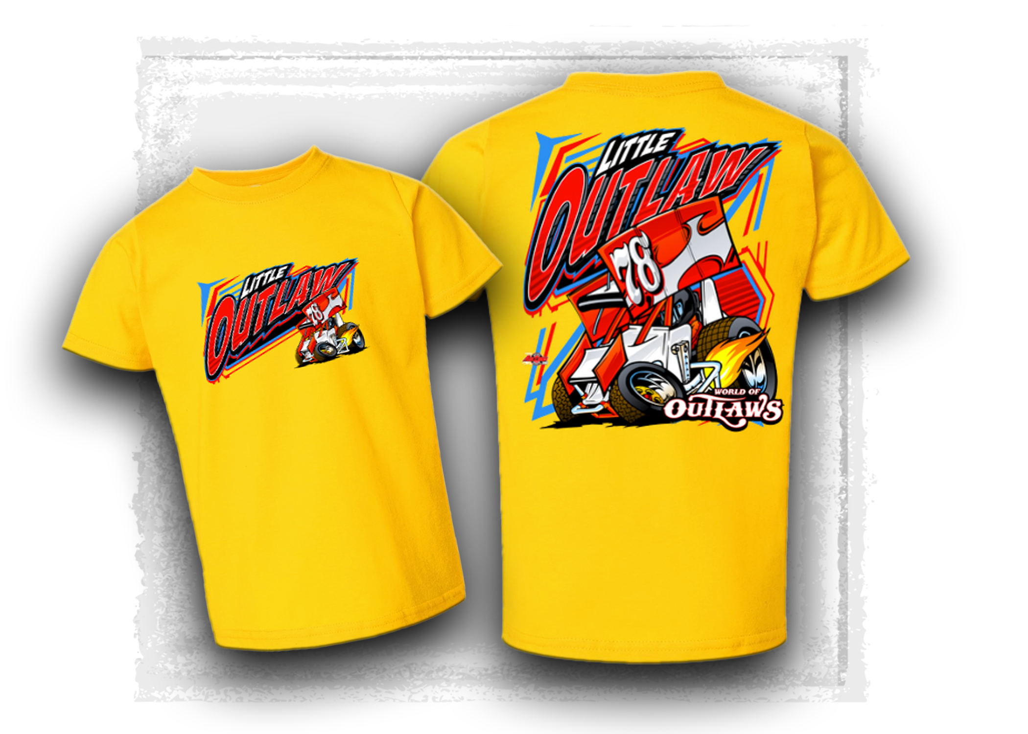 World of Outlaws- Sprint Car Series- Little Outlaw- Toddler T-Shirt