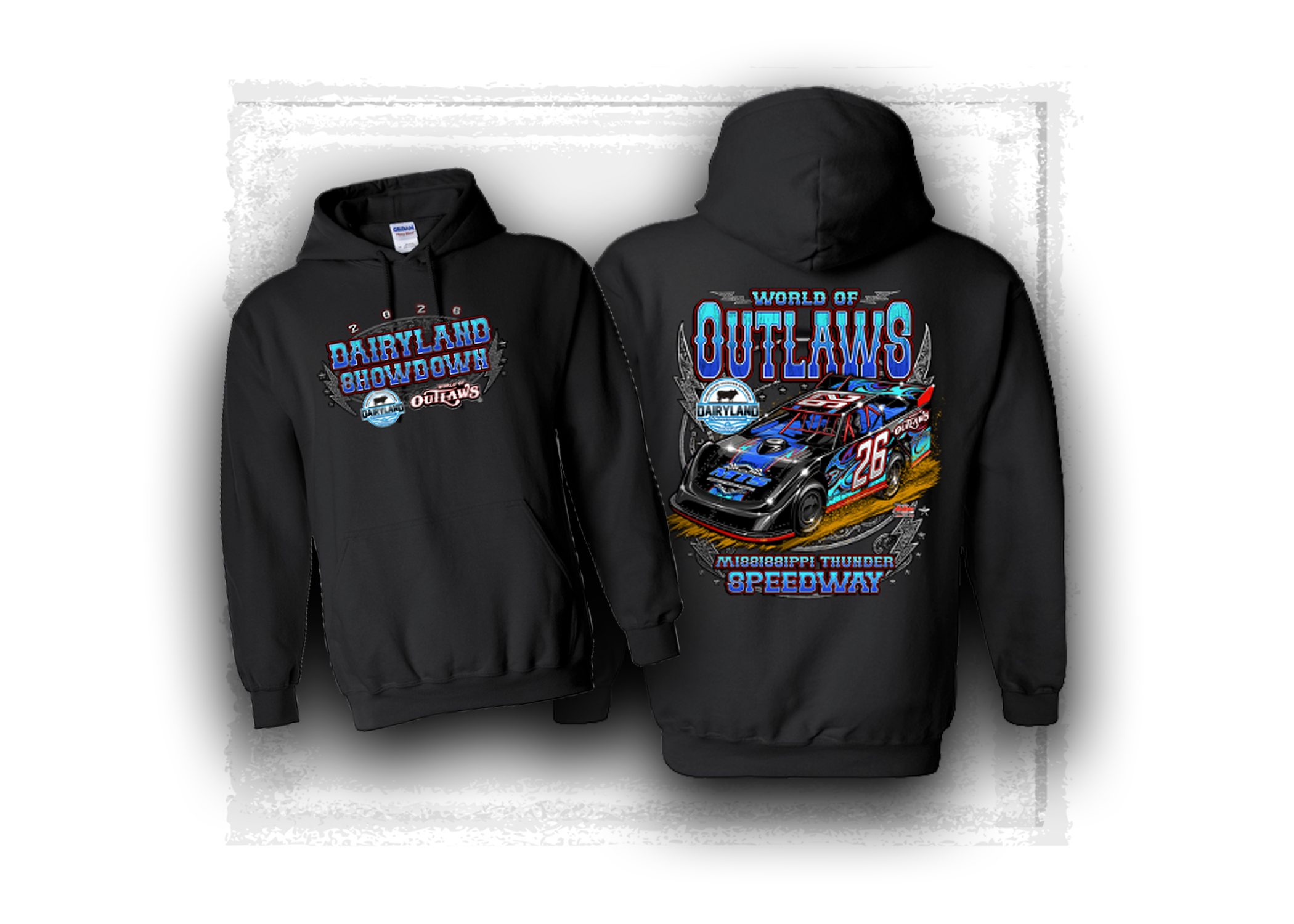 World of Outlaws- Late Model Series- Dairyland Showdown Event Hooded Sweatshirt