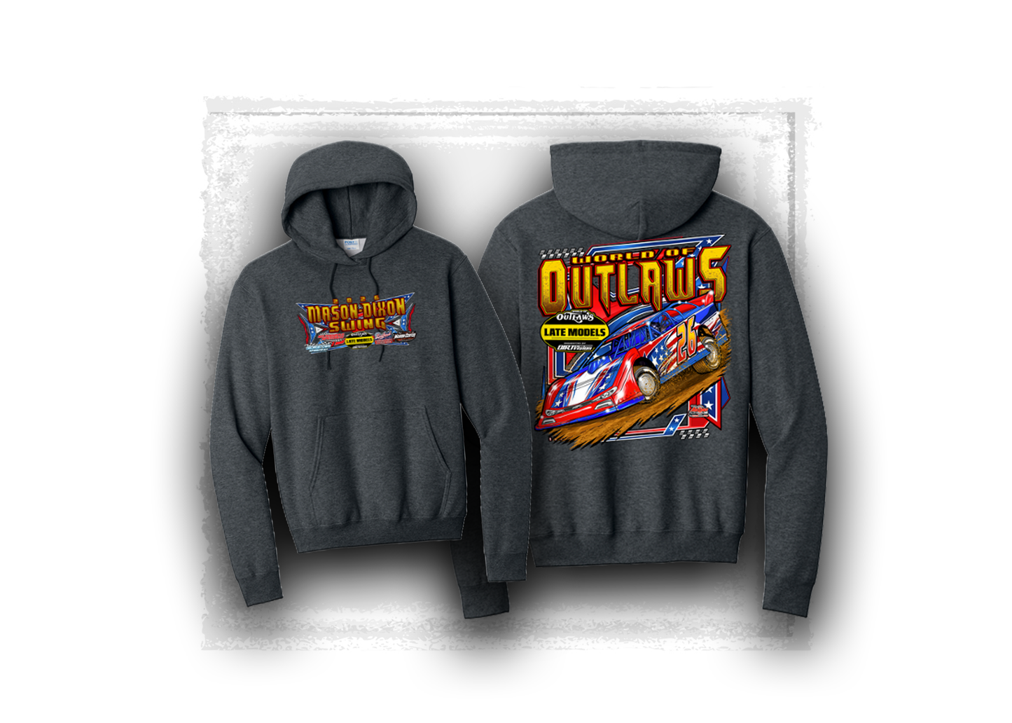 World of Outlaws- Late Model Series- Mason Dixon Swing Hooded Sweatshirt