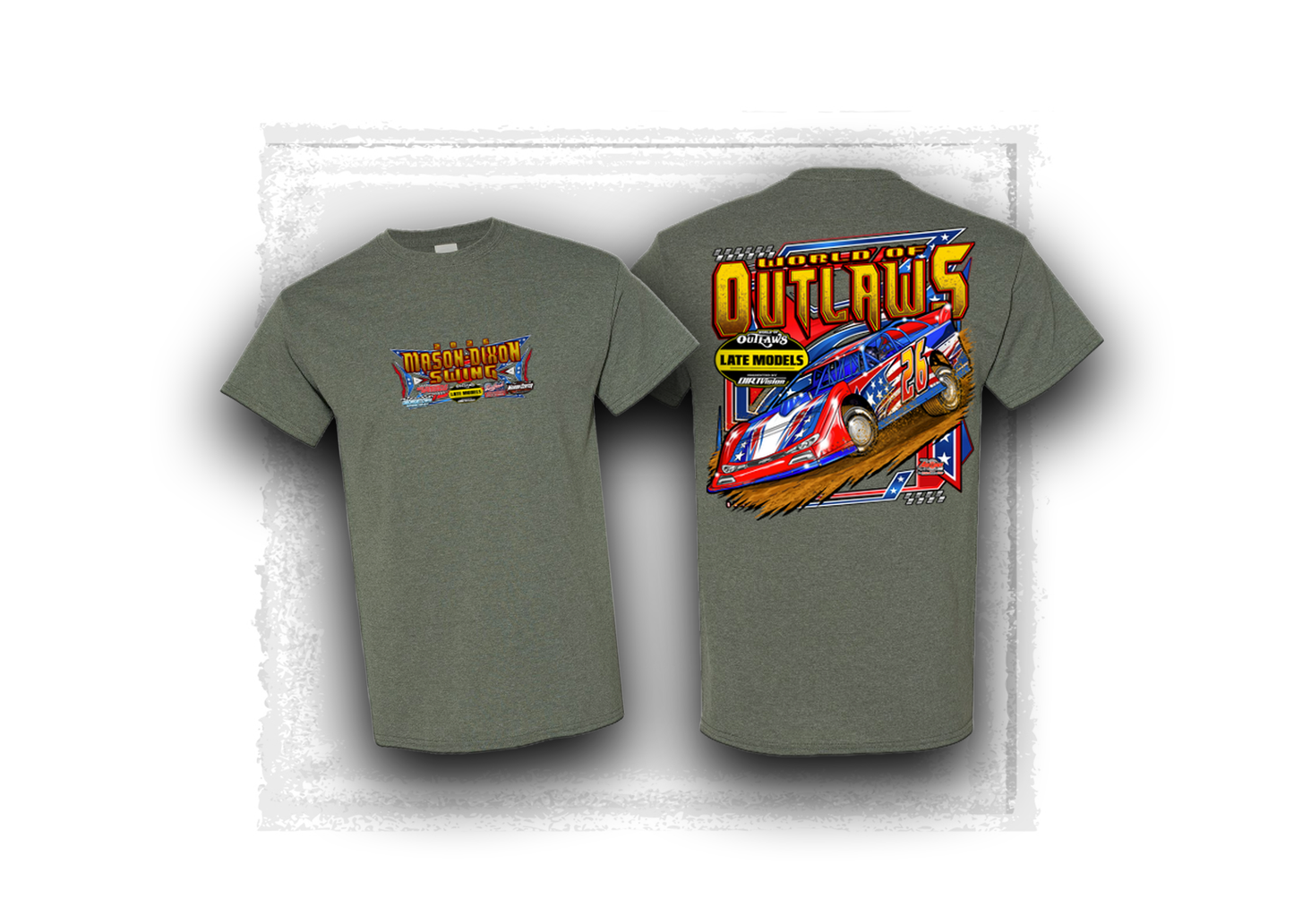 World of Outlaws- Late Model Series- Mason Dixon Swing T-Shirts