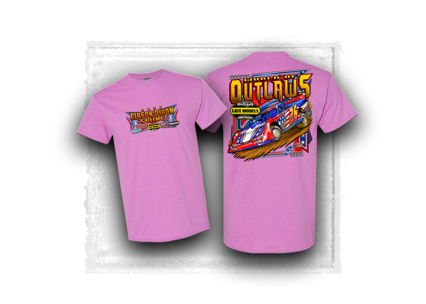 World of Outlaws- Late Model Series- Mason Dixon Swing T-Shirts
