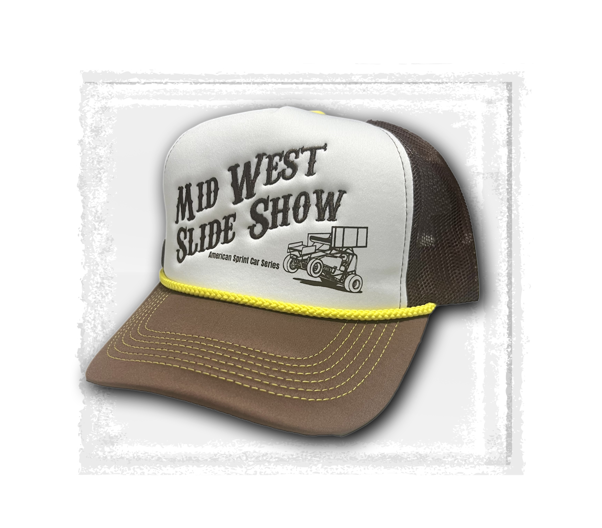 American Sprint Car Series- Mid West Slide Show Retro Snapback Hat