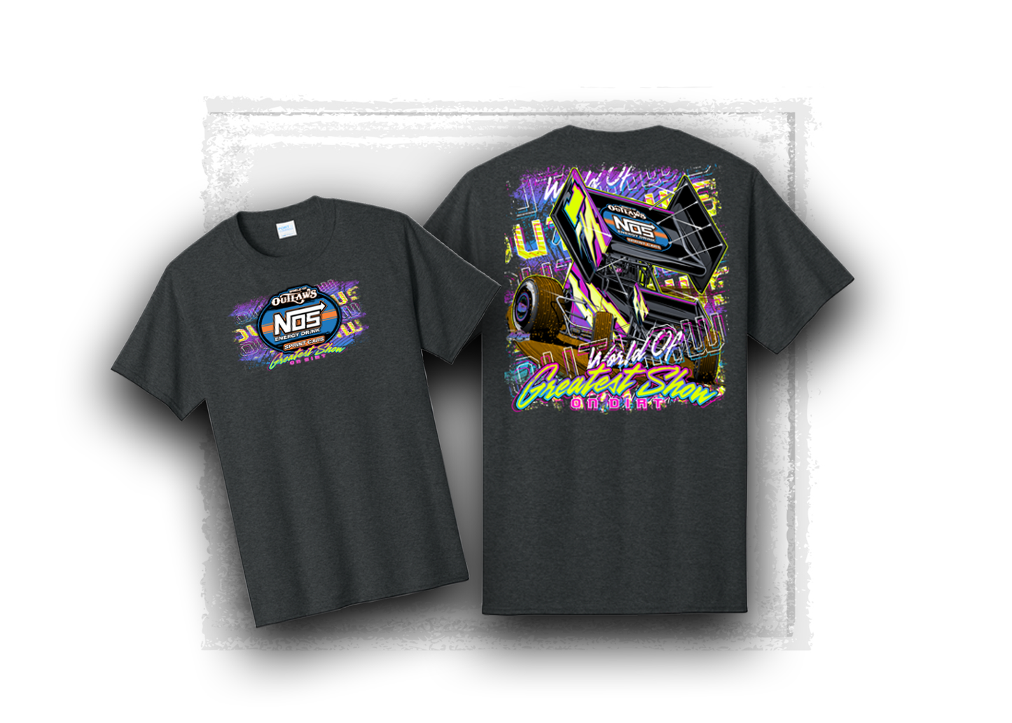 World of Outlaws- NOS Energy Drink Sprint Car Series- Party T-Shirt