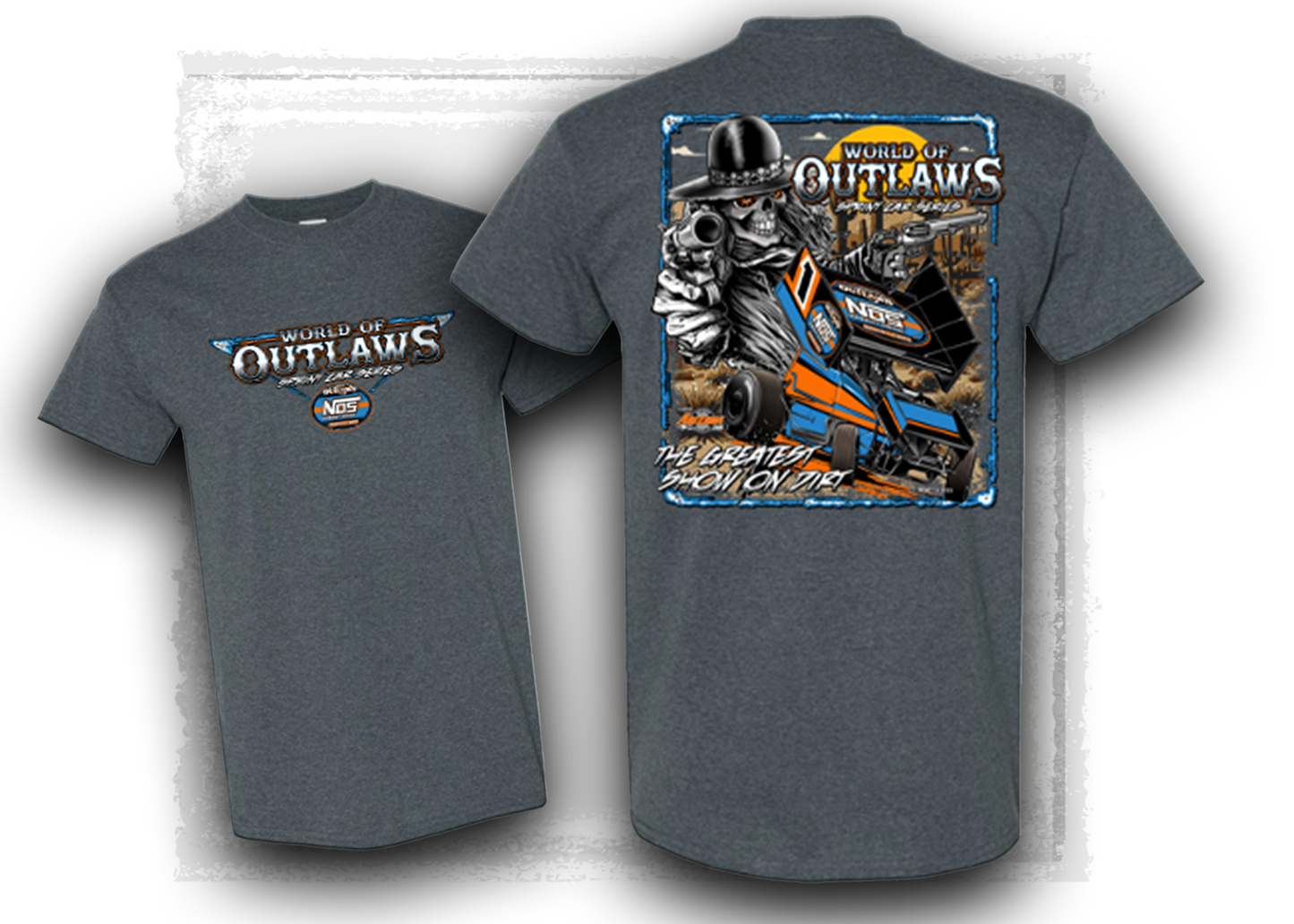 World of Outlaws NOS Energy Drink Sprint Cars Showdown T-shirt