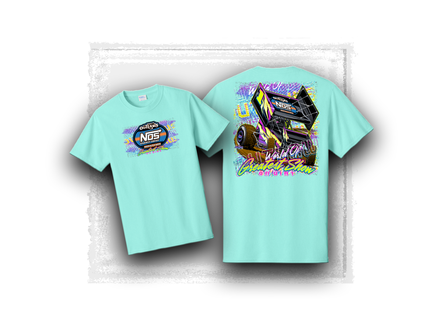 World of Outlaws- NOS Energy Drink Sprint Car Series- Party T-Shirt