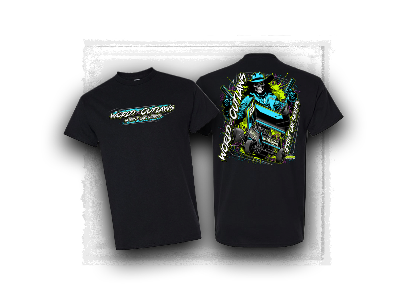 World of Outlaws- Sprint Car Series- Neon Gunz- T-Shirt
