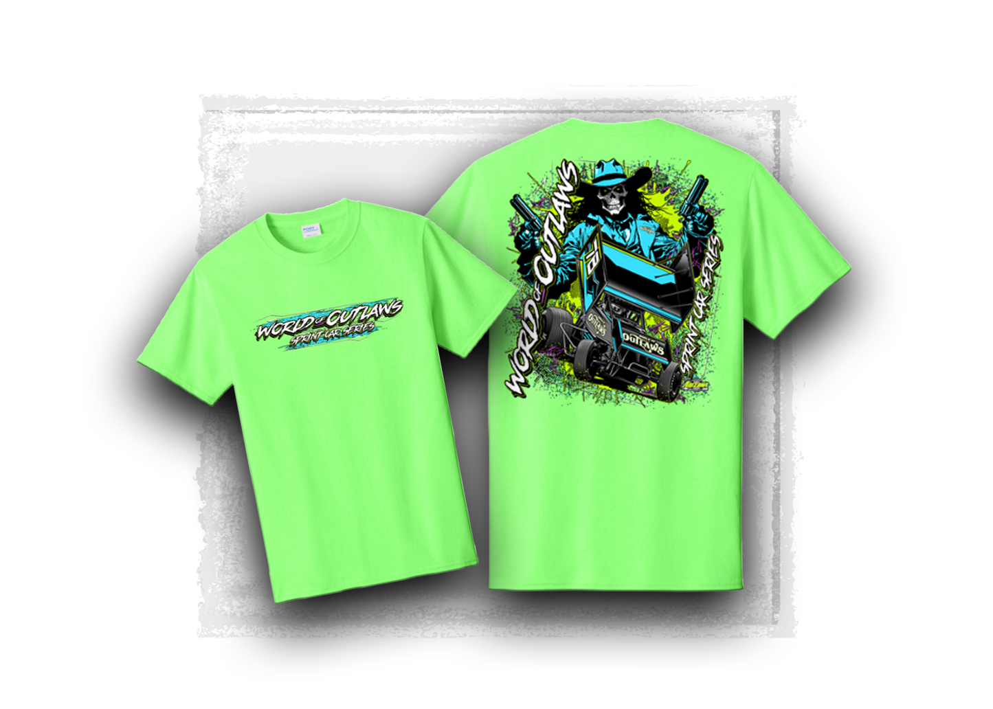 World of Outlaws- Sprint Car Series- Neon Gunz- T-Shirt