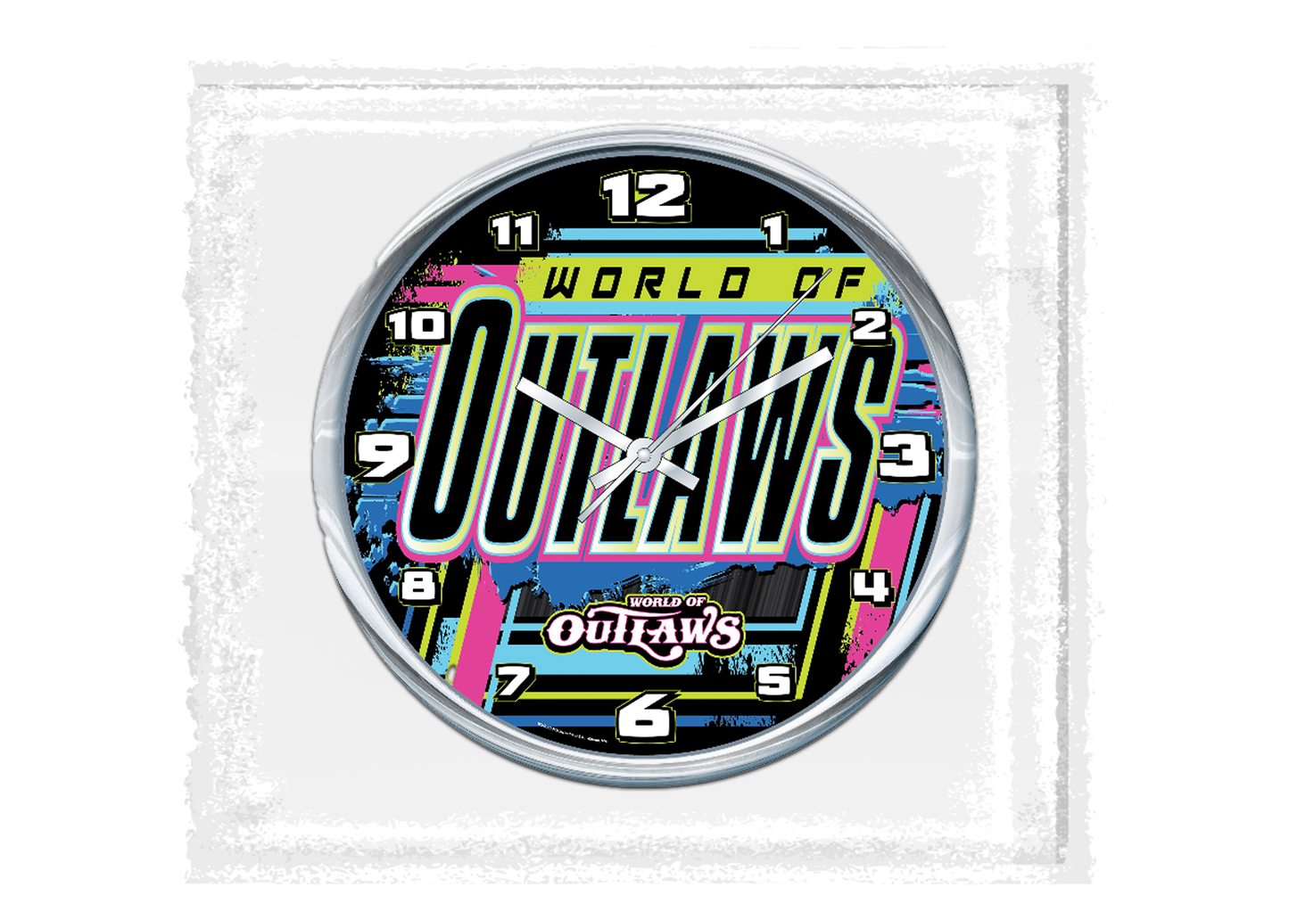 World of Outlaws - Neon Clock