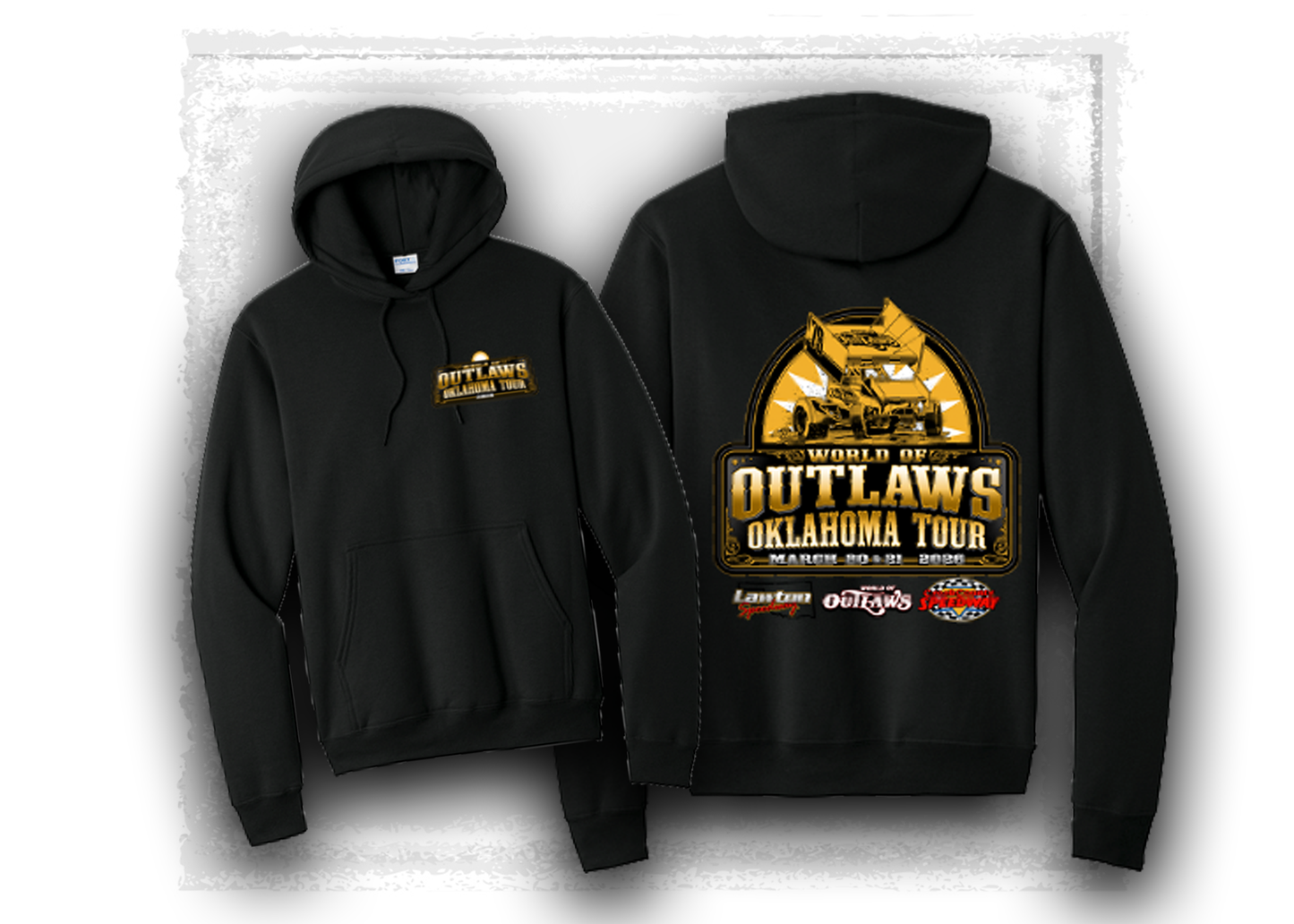 World of Outlaws- Sprint Car Series- 2026 Oklahoma Tour Hooded Sweatshirt