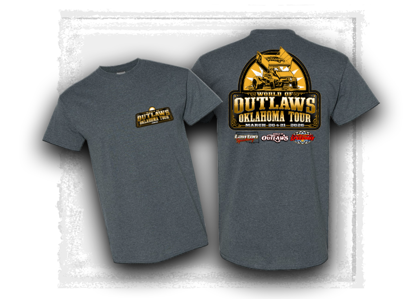 World of Outlaws- Sprint Car Series- 2026 Oklahoma Tour T-Shirt