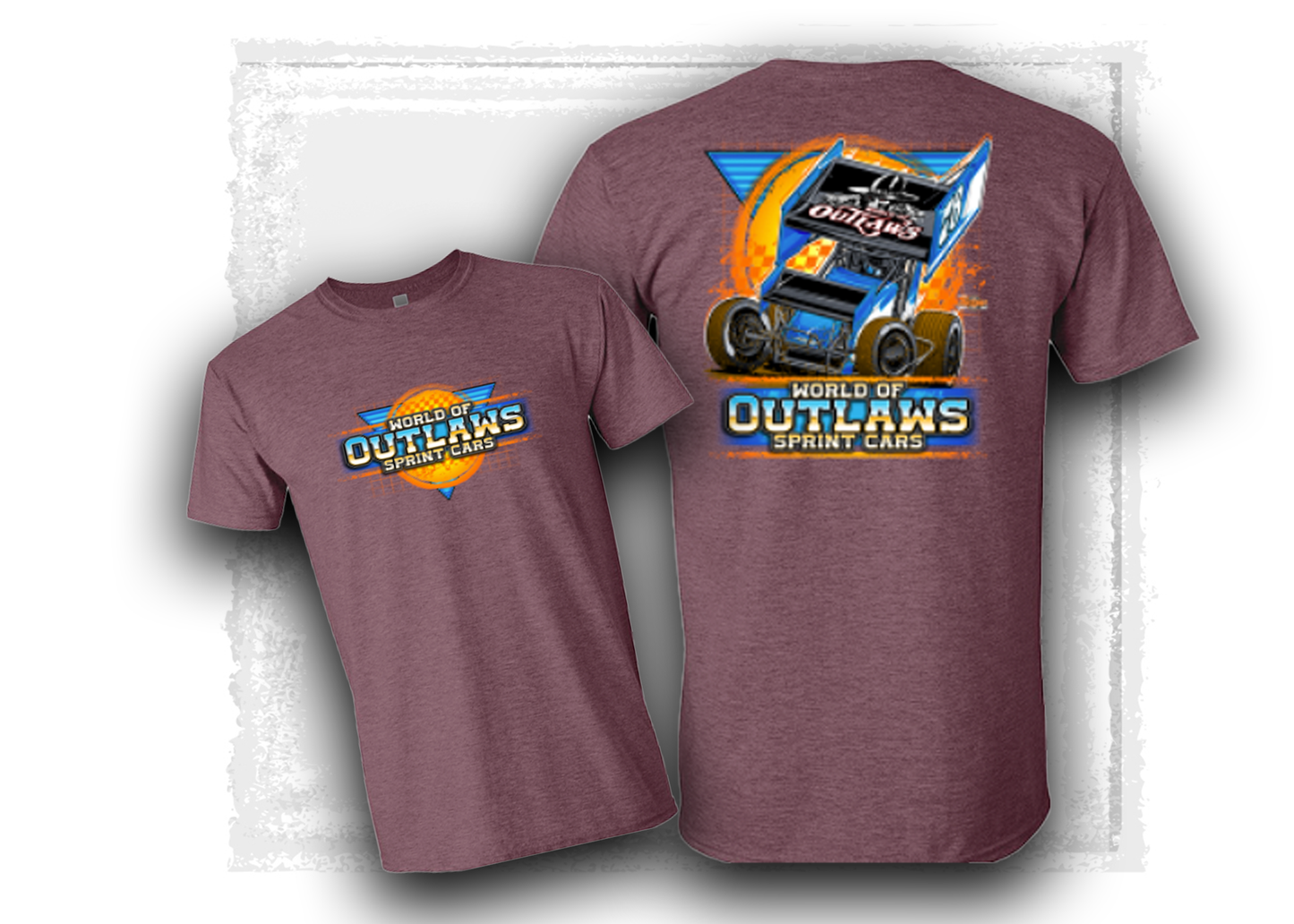 World of Outlaws- NOS Energy Drink Sprint Car Series- Off The Wall T-Shirt