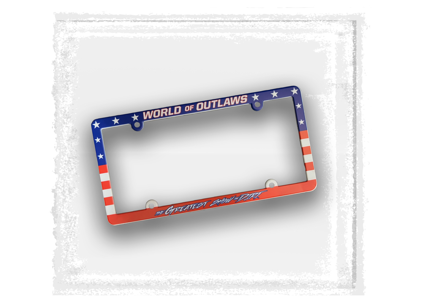 World of Outlaws- USA License Plate Frame