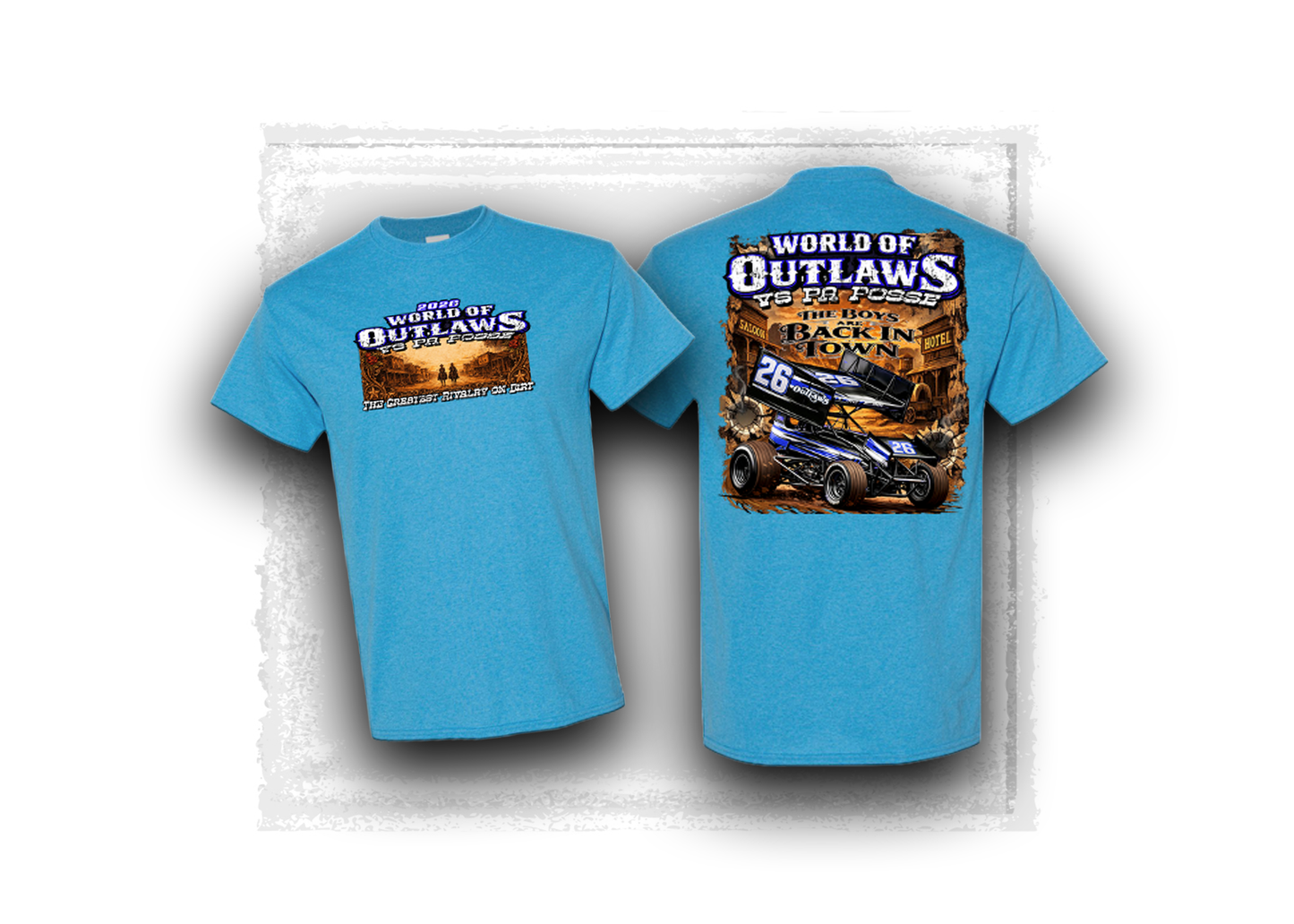 World of Outlaws- Sprint Car Series- PA Posse vs Outlaws T-Shirt
