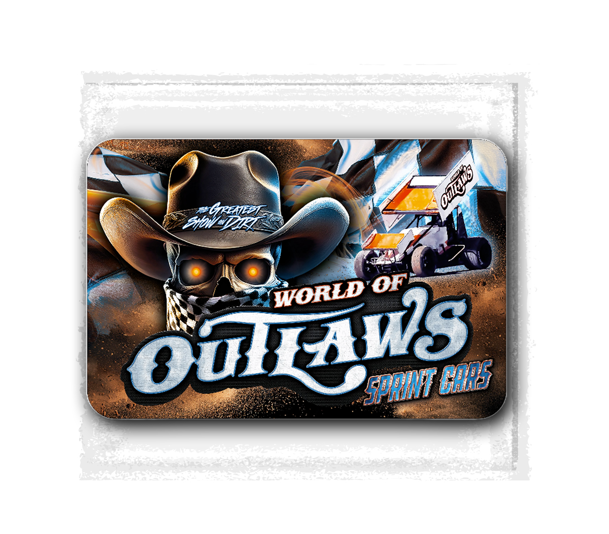 World of Outlaws- Sprint Car Series 20 x 30 Floor Mat