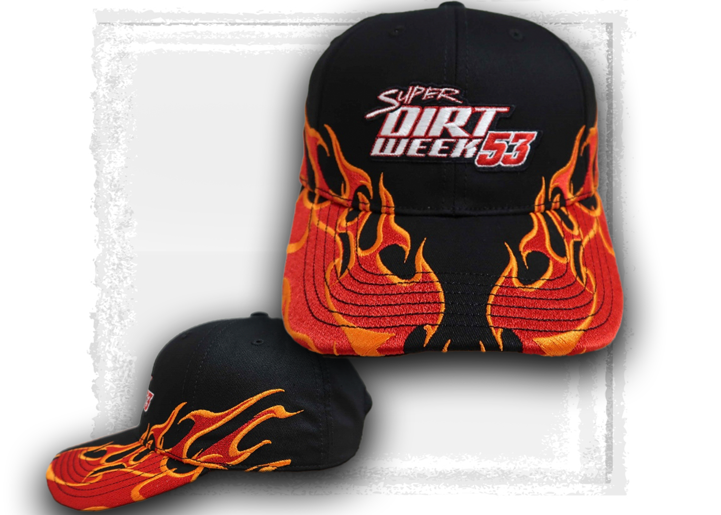 2025 Super DIRTWeek 53 Flame Hat