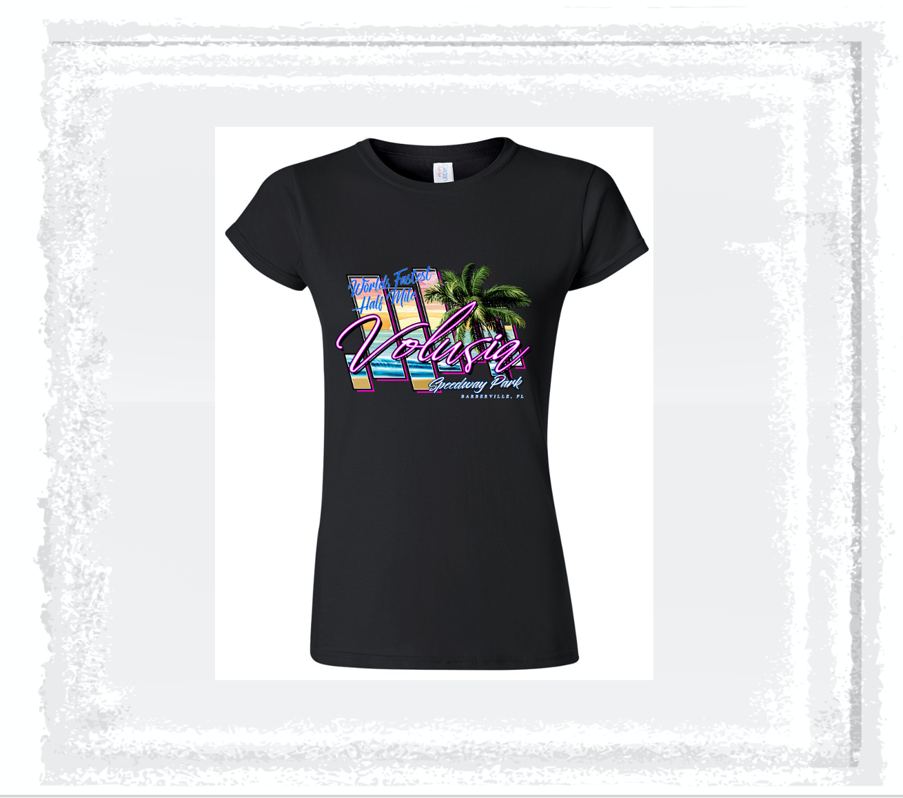 Ladies 90s VSP Beach Tee Black