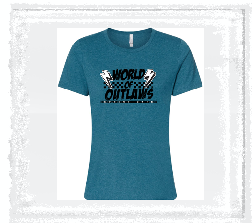 World of Outlaws Sprint Cars - Women's Lightning T-Shirt