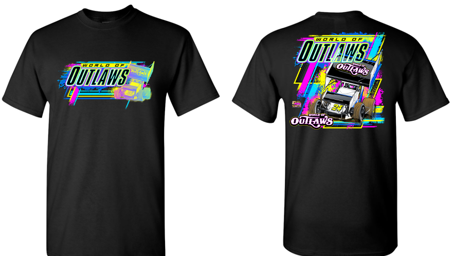 SC Nineties Neon T Black