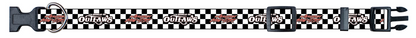 World of Outlaws - Black Checker Dog Collar