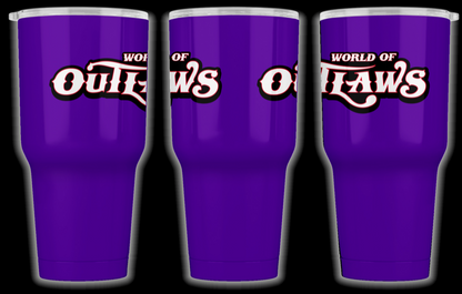 World of Outlaws Shimmer Purple Tumbler