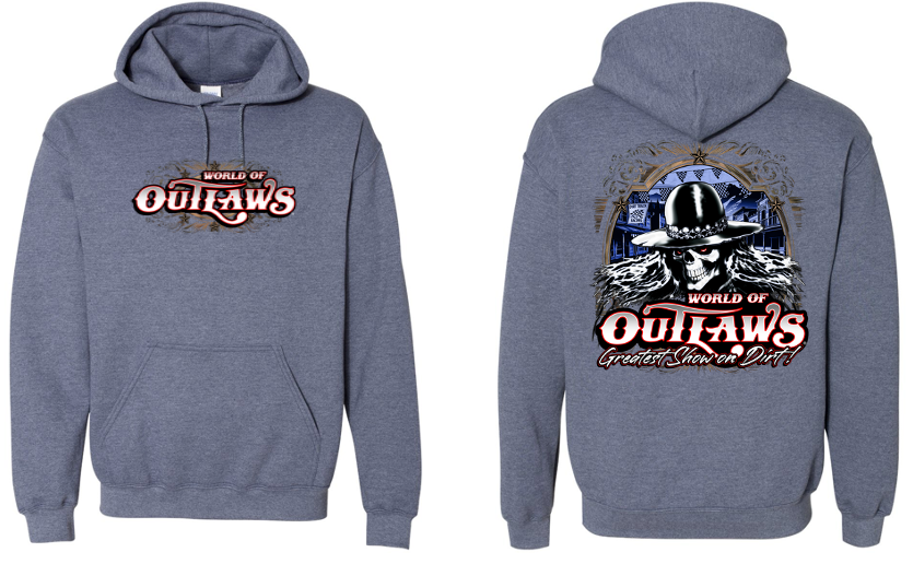 World of Outlaws - Mr. Eastwood Hooded Sweatshirt - Heather Navy