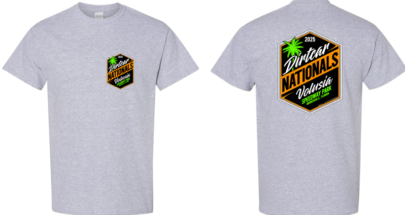 2025 DIRTcar Nationals - Simple T - Sport Grey