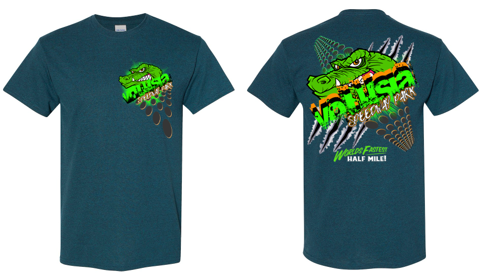 Volusia Speedway Park - Dotted Gator T-Shirt - Midnight