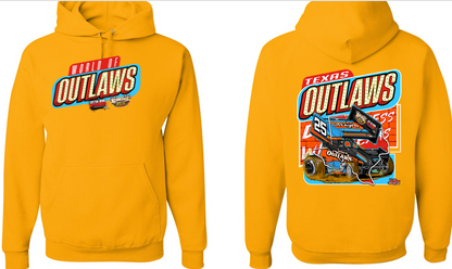 World of Outlaws- Sprint Cars- Texas Outlaws Hooded Sweatshirt