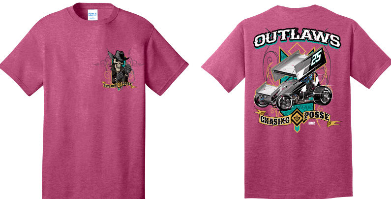 World of Outlaws Sprint Car Series- 2025 Posse vs Outlaws- T-Shirt