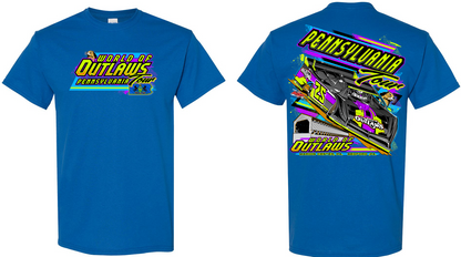 World of Outlaws Late Model Series- 2025 Pennsylvania Tour T-Shirt