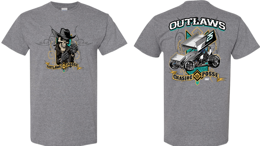 World of Outlaws Sprint Car Series- 2025 Posse vs Outlaws- T-Shirt