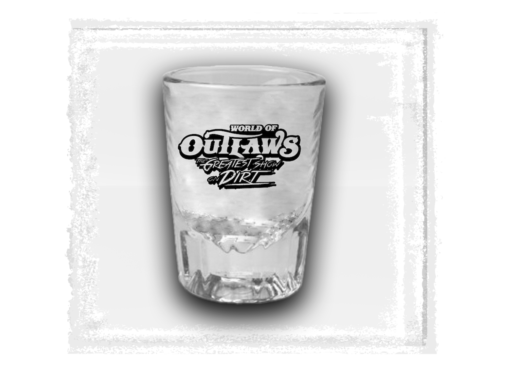 World of Outlaws Greatest Show on Dirt Shot Glass