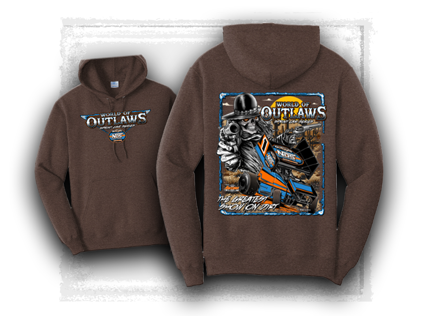World of Outlaws- NOS Energy Drink Sprint Cars- Showdown Hoodie