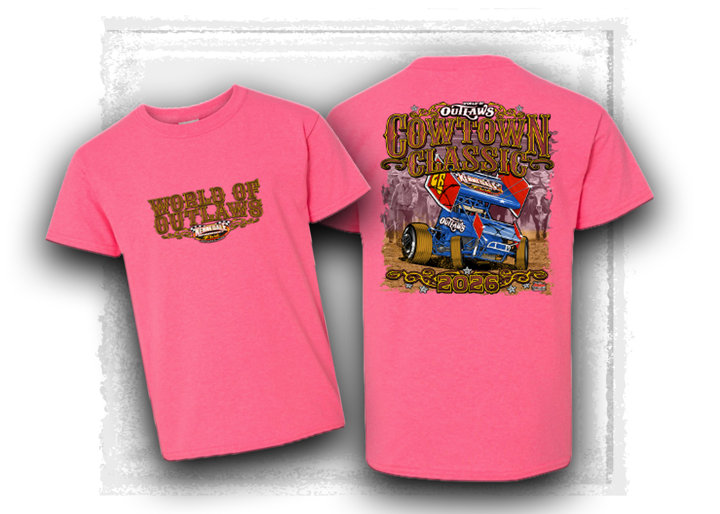 World of Outlaws- Sprint Car Series- Cowtown Classic T-Shirt