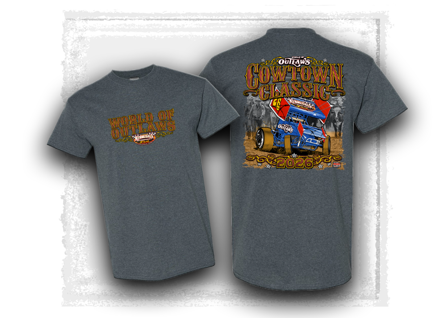 World of Outlaws- Sprint Car Series- Cowtown Classic T-Shirt