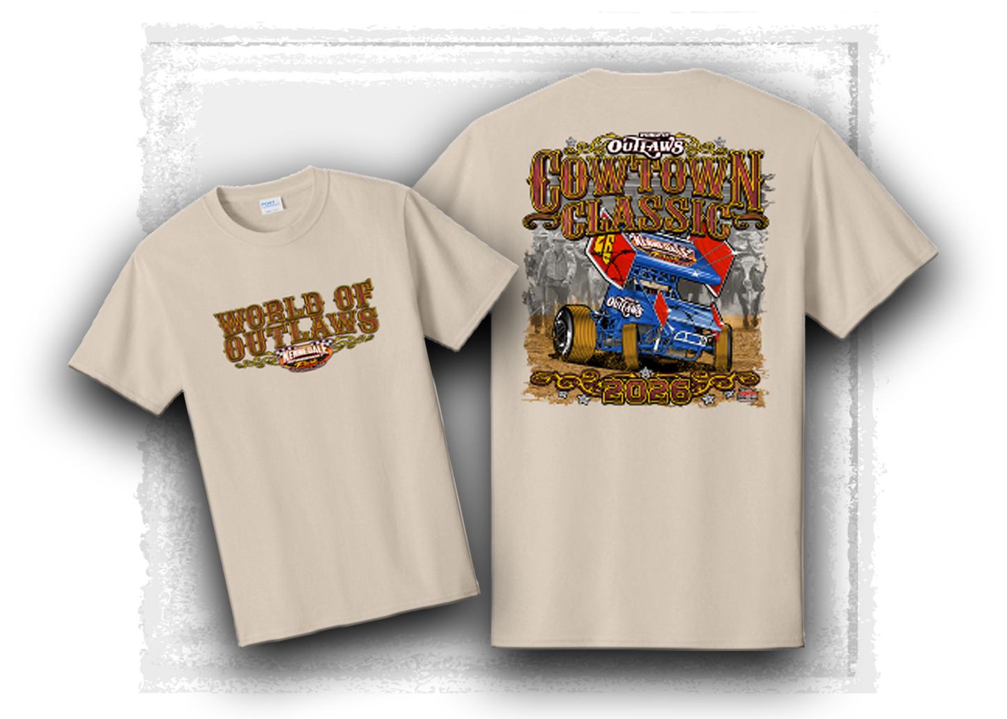 World of Outlaws- Sprint Car Series- Cowtown Classic T-Shirt