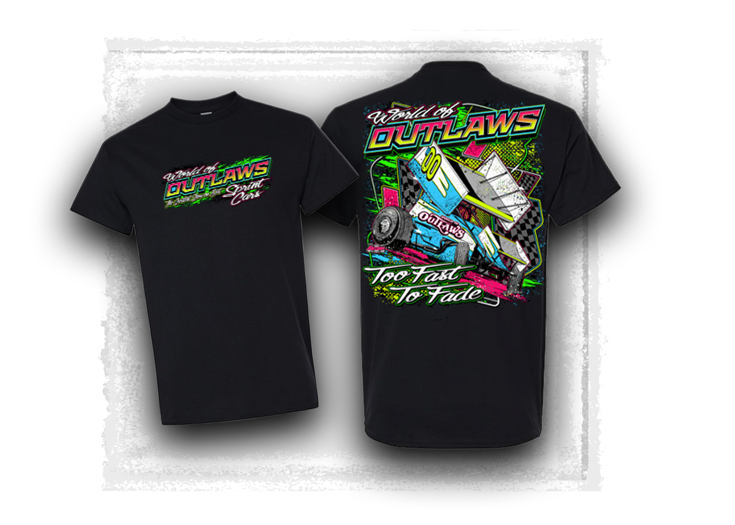 World of Outlaws- Sprint Car Series- Too Fast T-Shirt