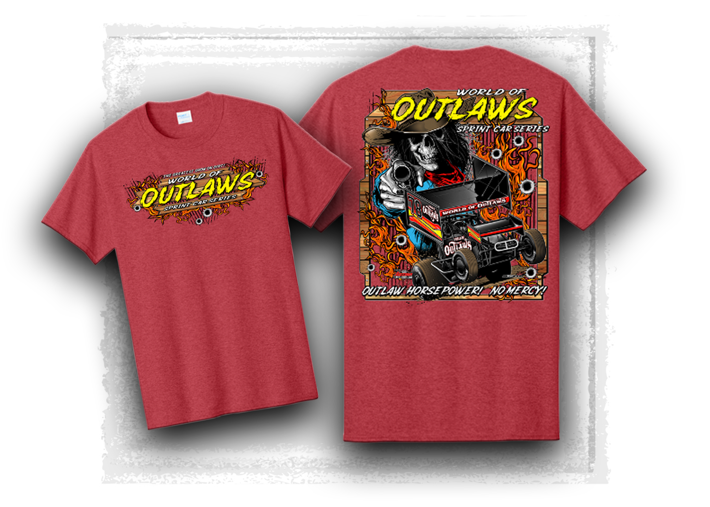 World of Outlaws- Sprint Car Series- Traditions T-Shirt- Sand