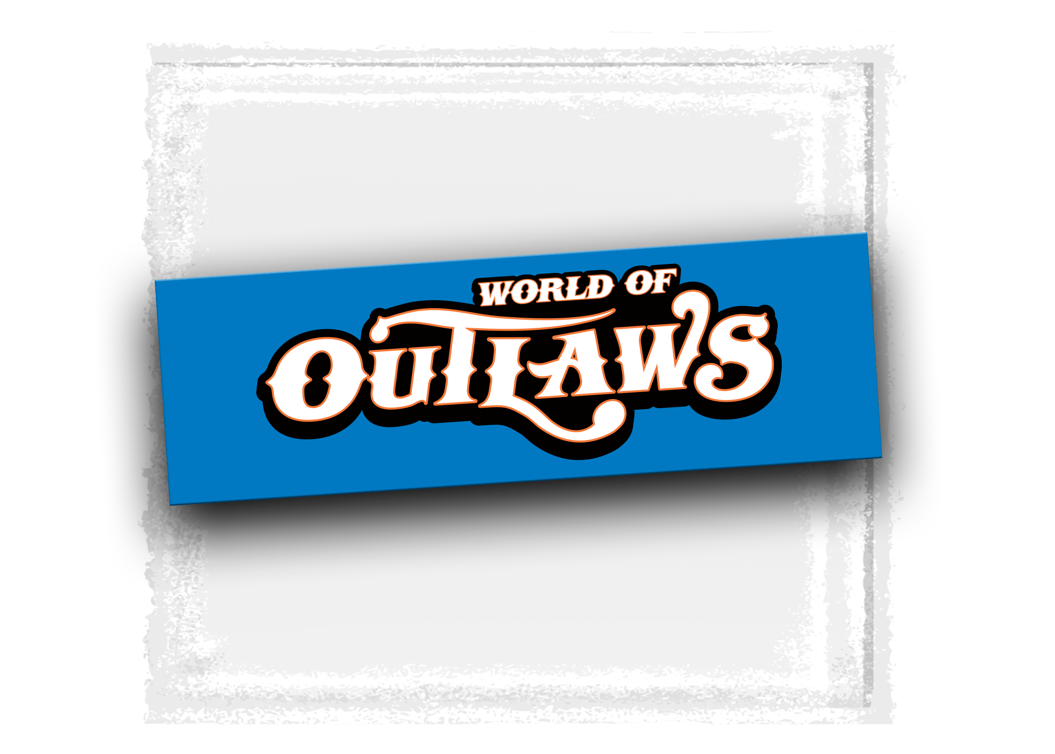 World of Outlaws Blue Trackside Banner