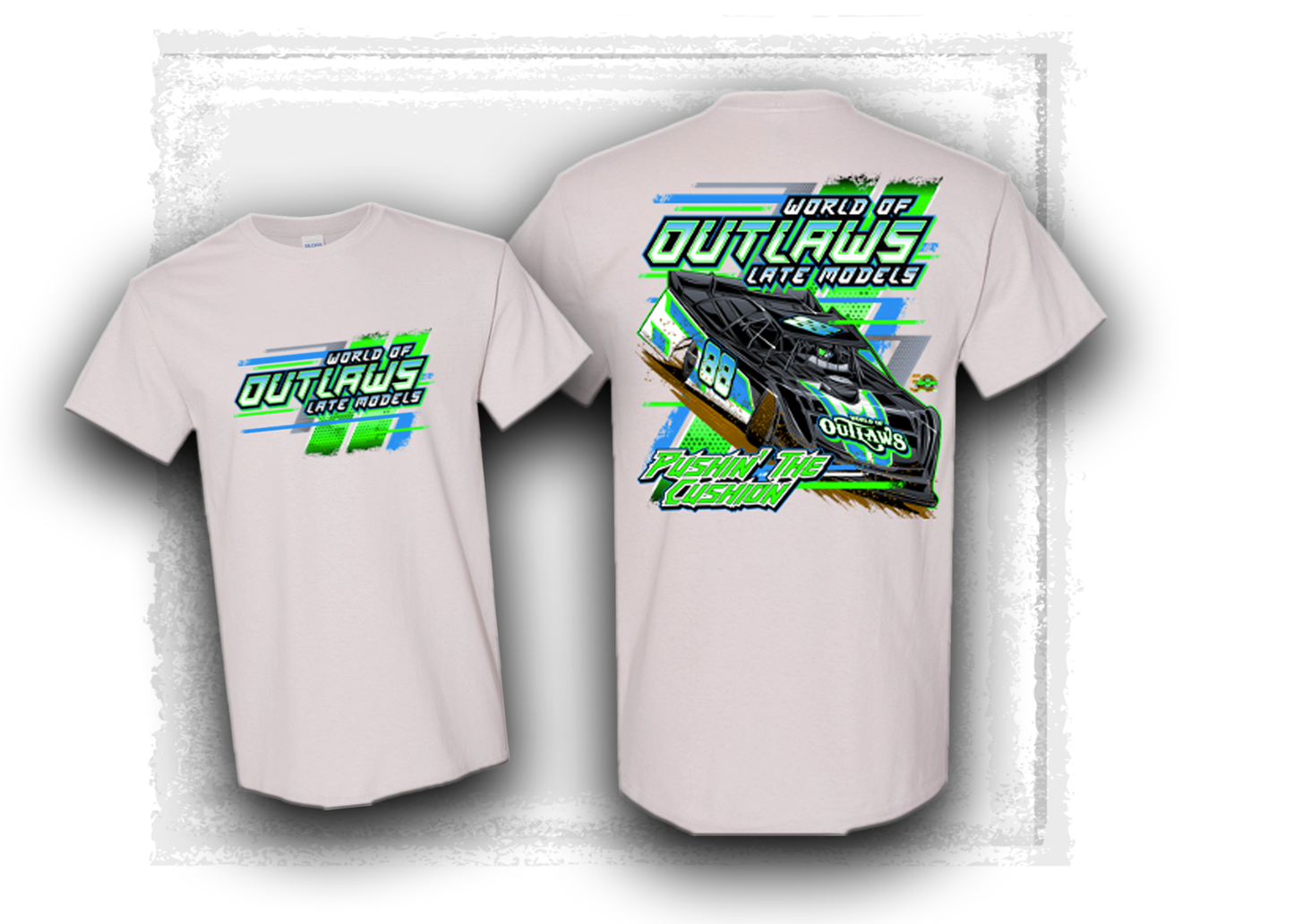 World of Outlaws Late Model Series – Pushin’ the Cushion Tee