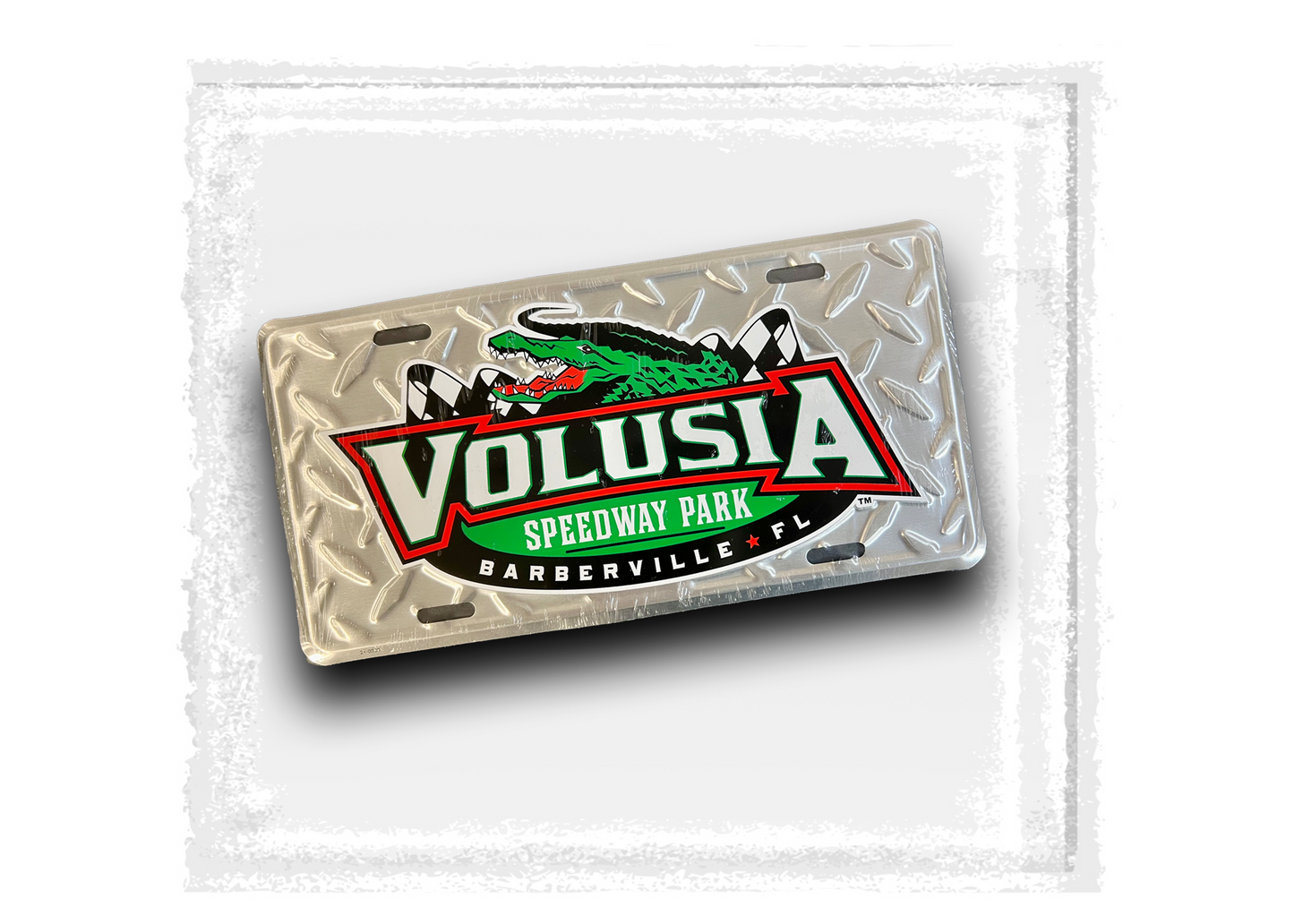 Volusia Speedway Park Car Plate