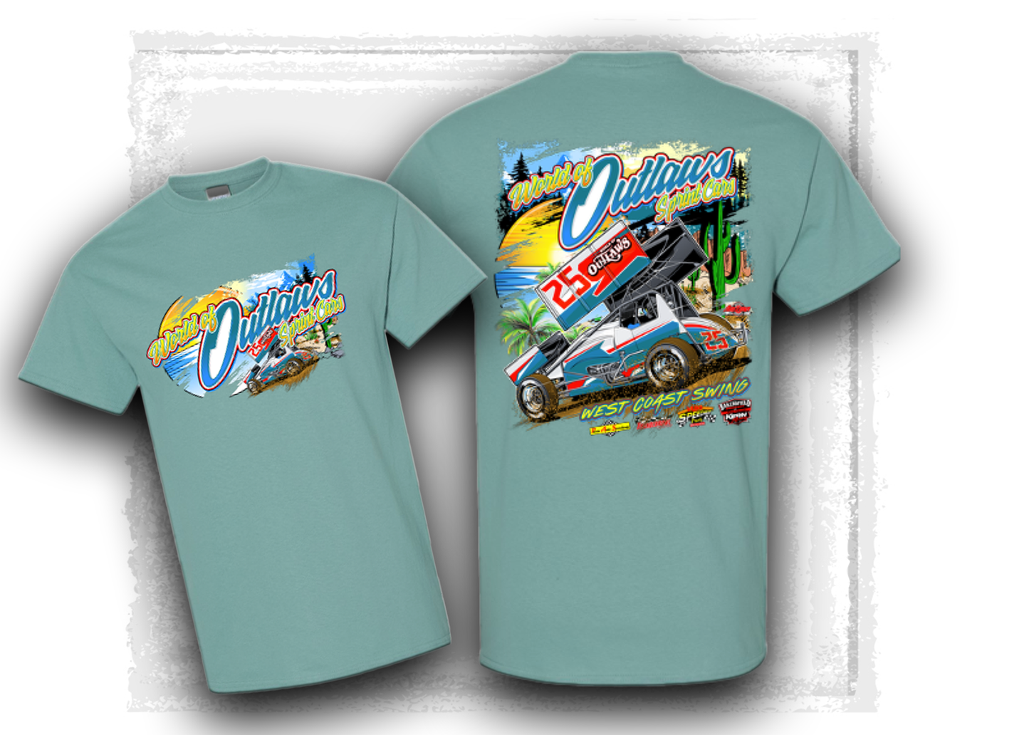 World of Outlaws- Sprint Car Series -West Coast Swing- T-shirt