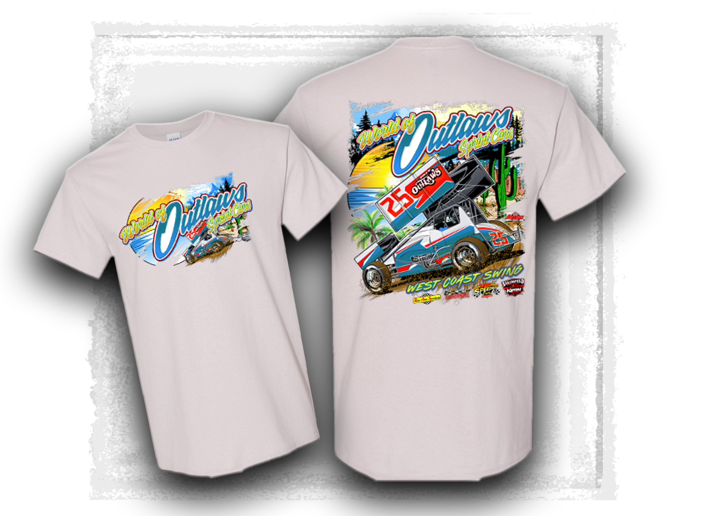 World of Outlaws- Sprint Car Series -West Coast Swing- T-shirt
