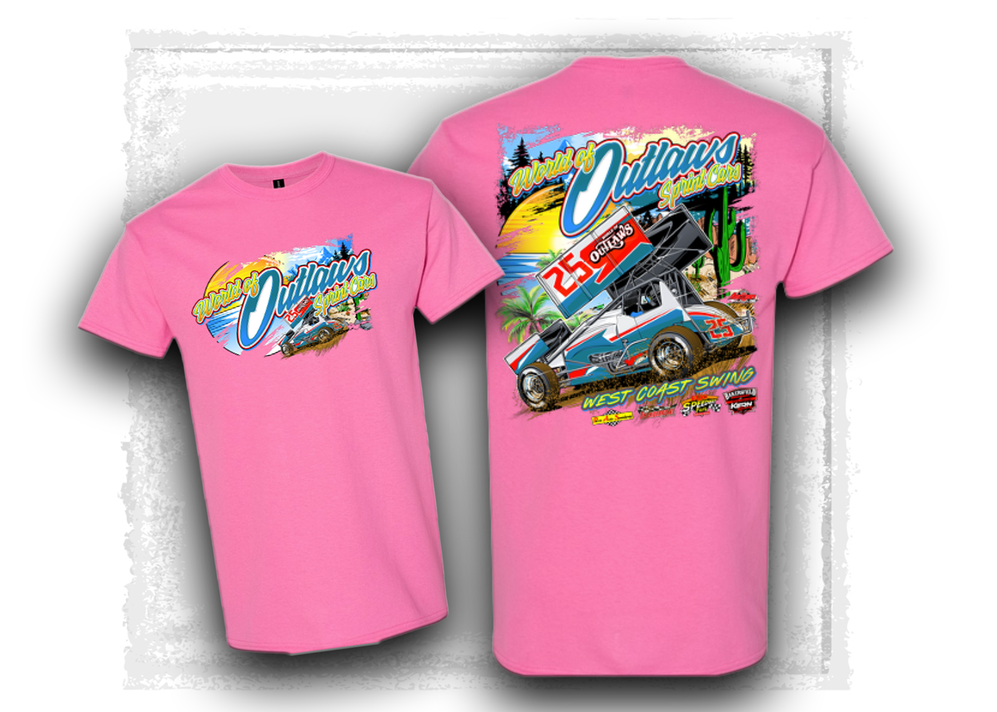World of Outlaws- Sprint Car Series -West Coast Swing- T-shirt